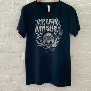 Womens Imperial Banshee Brewery Graphic Tee Black Size S Festival Coachella